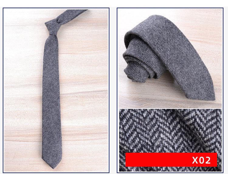 Wool Tie Men Formal Wear