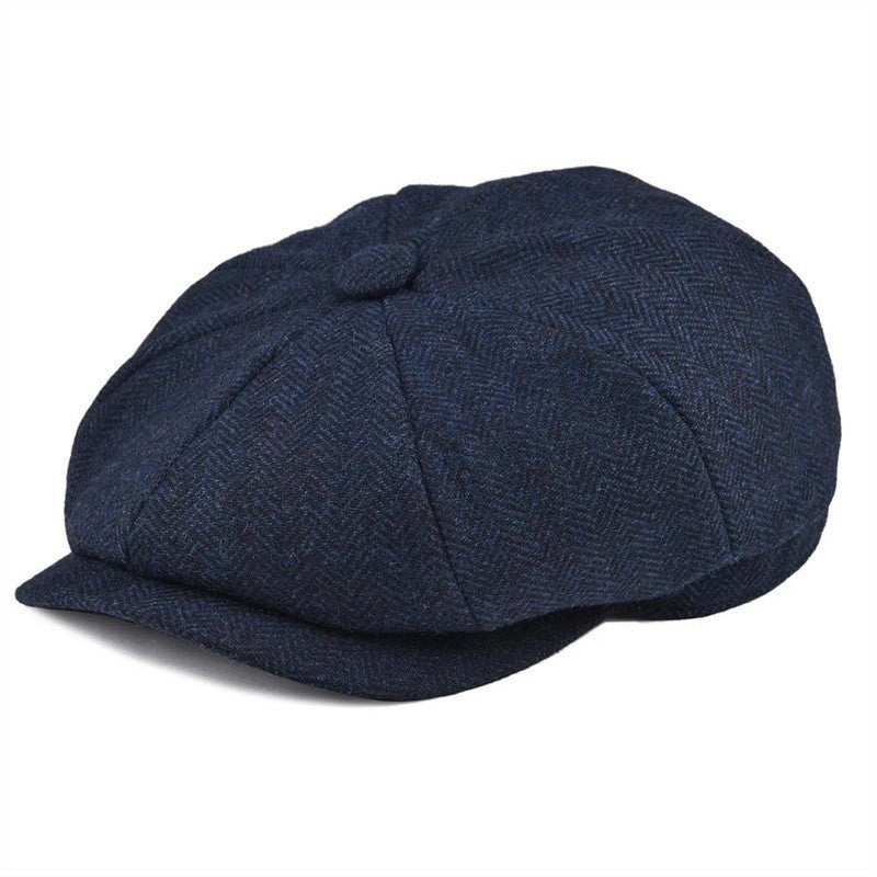 Fashion Casual Trend Vintage Twill Newsboy Hat