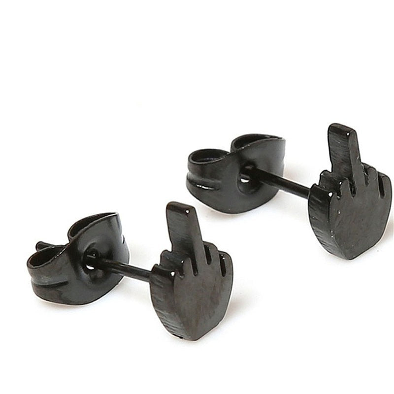 Middle Finger Earrings