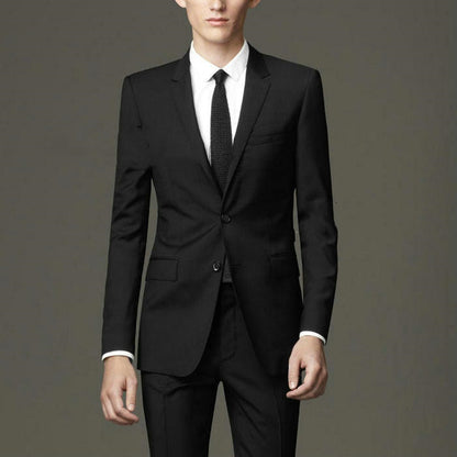 Flat Collar Men's Suits