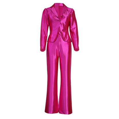 Women's Suit Wide Leg Pants Suit