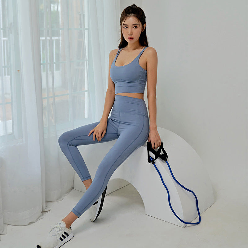 Women Sports Fitness Vest Yoga Clothing Suit