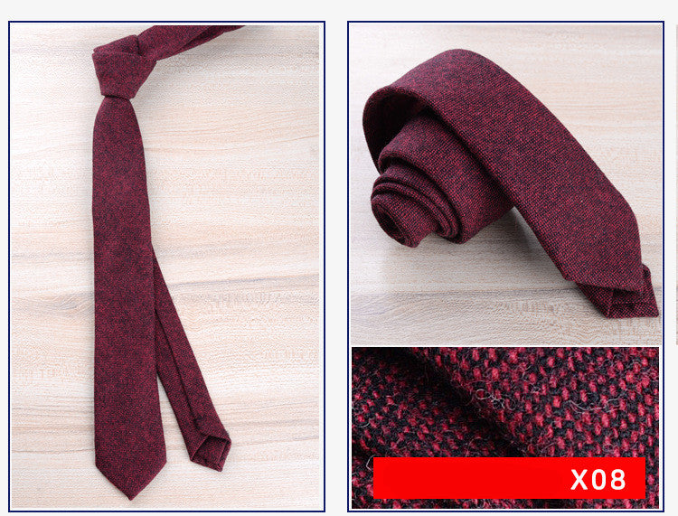 Wool Tie Men Formal Wear