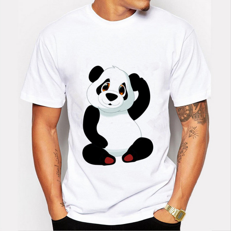 Panda expression  short sleeves Shirt