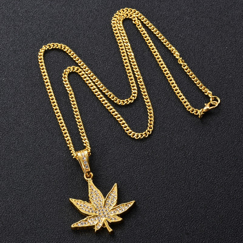 Hip Hop Maple Necklace