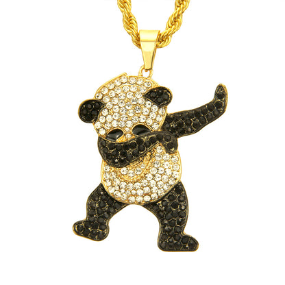 Panda Diamond Pendant