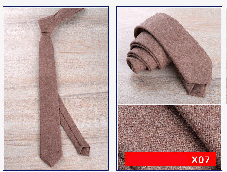 Wool Tie Men Formal Wear