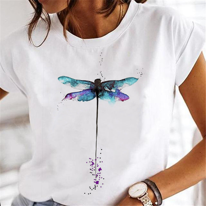 Women Dandelion T-shirts Fashion Clothing