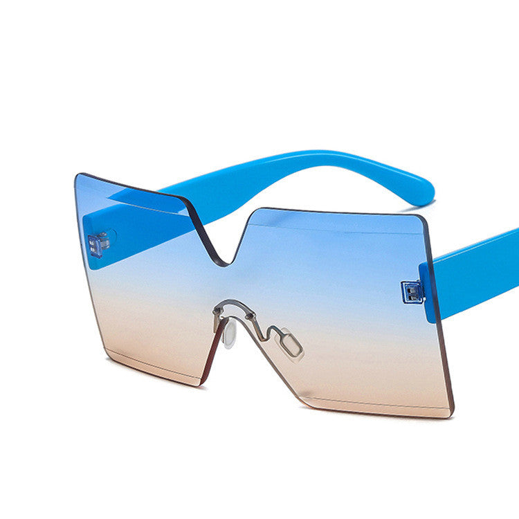 European And American Rimless Sunglasses