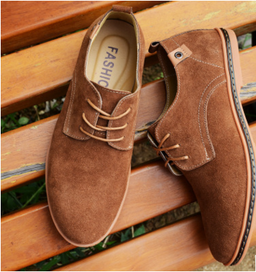 Men's shoes casual leather shoes.