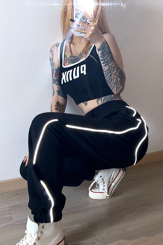 Hip-hop loose leggings