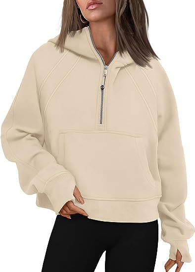 Zipper Hoodies Sweatshirts With Pocket Pullover Sweaters