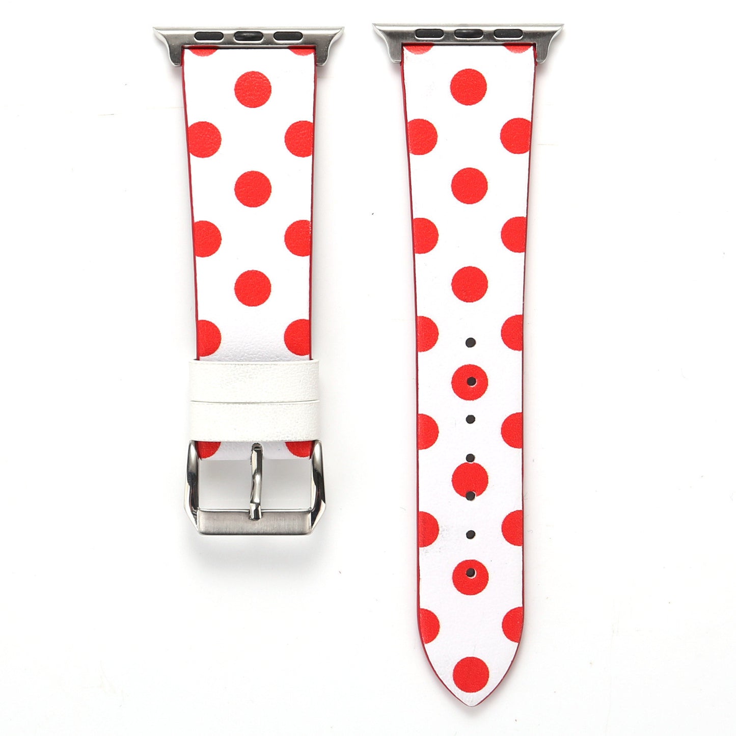 Fashion Strap Leather Cute Polka Dot Watchband