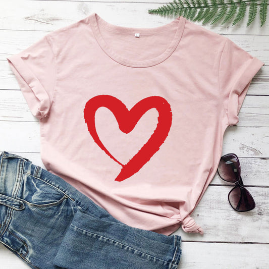 Heart Printed shirt