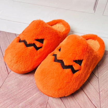 Cute Halloween Pumpkin Slipper