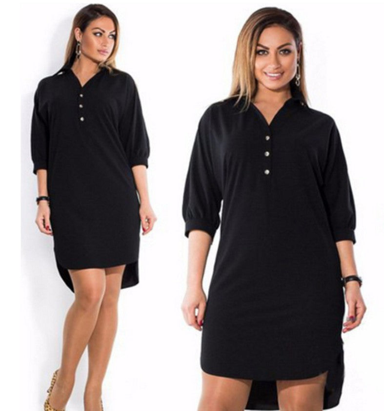 Irregular Shirt Dress