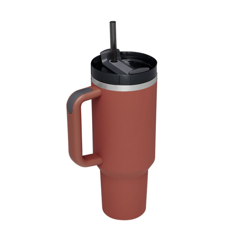 Thermal Mug 40oz Coffee Insulation Cup With Handle Portable Car Stainless Steel  BPA Free Thermal Mug