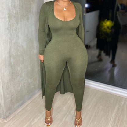 Women's Fashion Long Sleeve Jumpsuit Loose