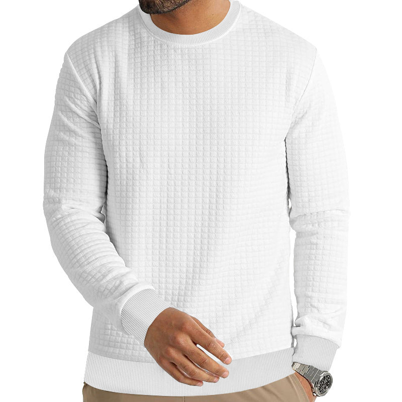 Men's Long-sleeved T-shirt Round Neck Sweater