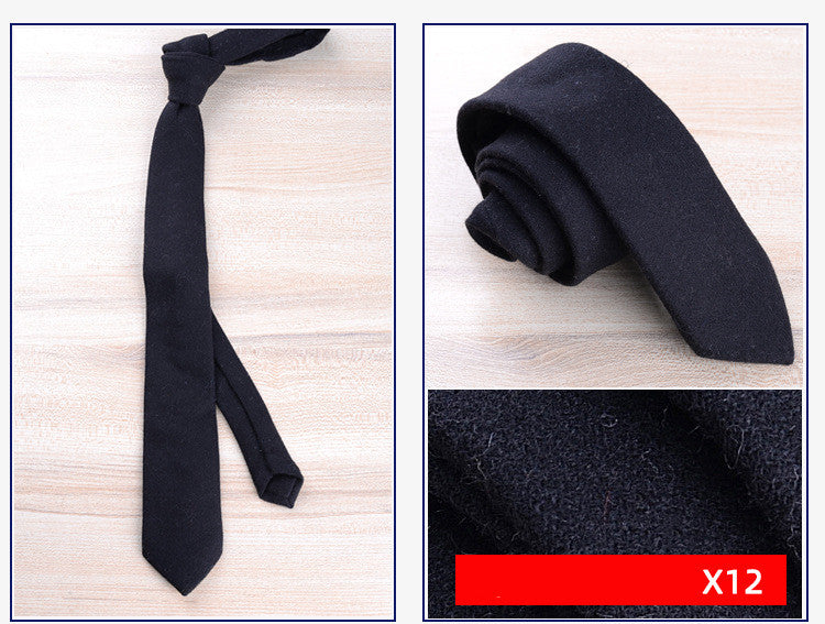 Wool Tie Men Formal Wear