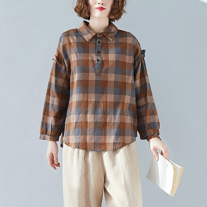 Women Checker Shirt