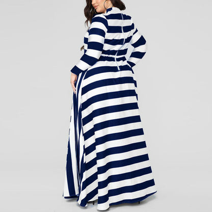 Loose Women's Striped  Dress