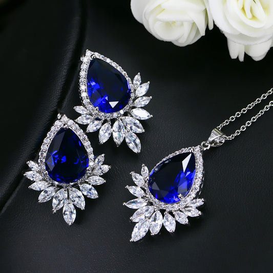 Tear Drop Necklace Set