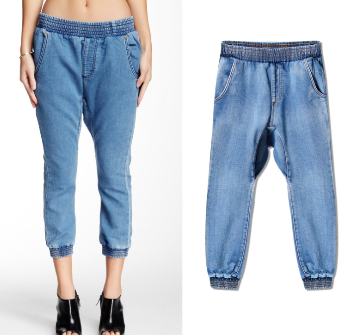 Elastic Waist Jeans