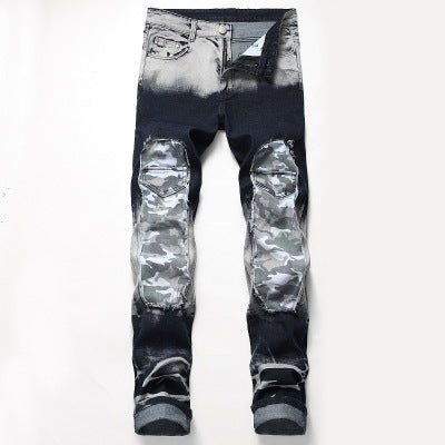 Patched Men's jeans