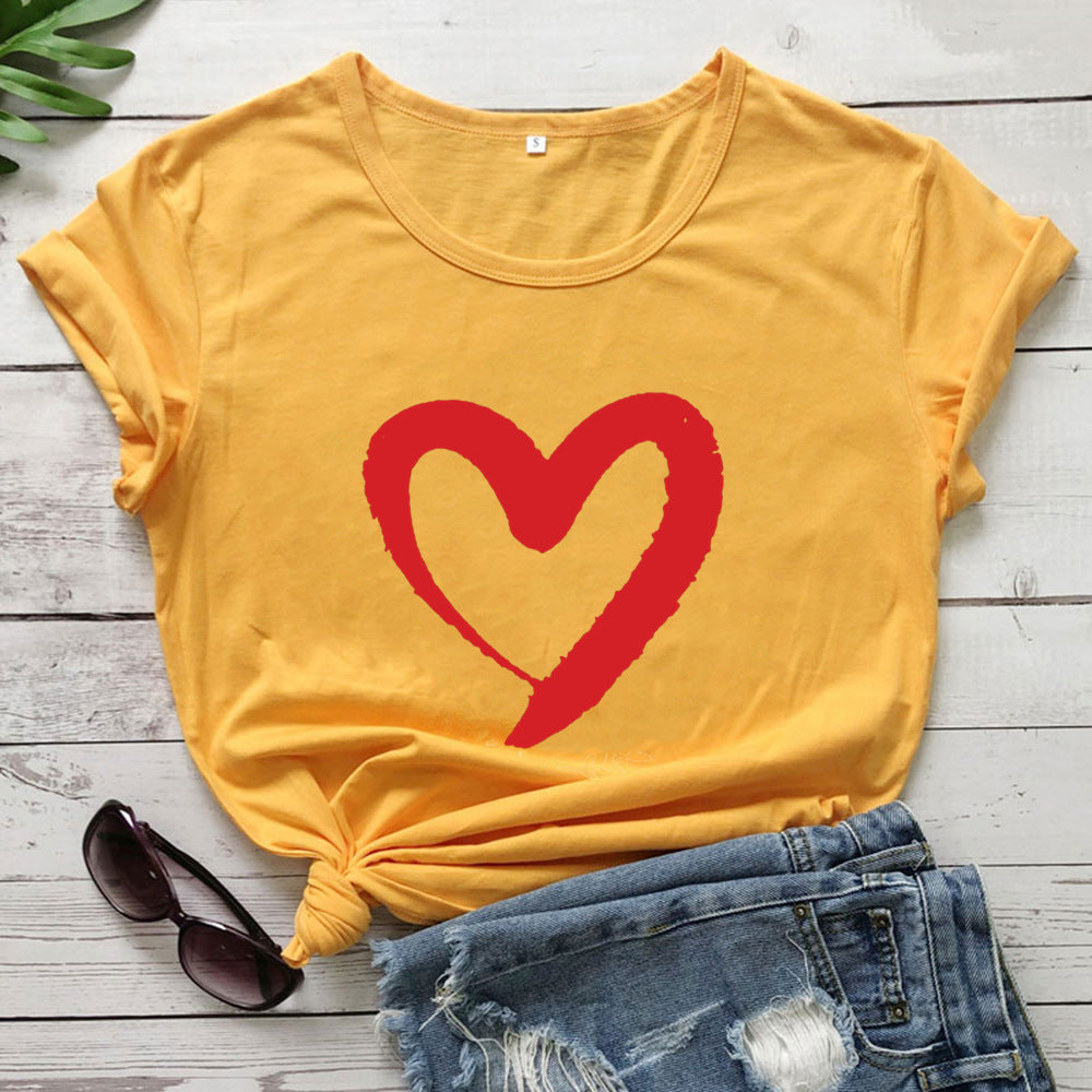 Heart Printed shirt