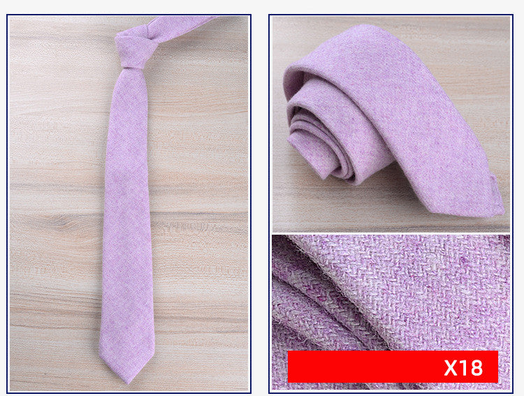 Wool Tie Men Formal Wear