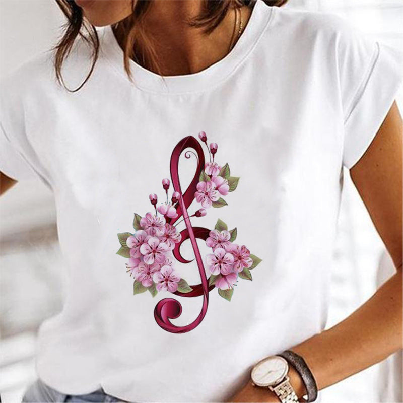 Women Dandelion T-shirts Fashion Clothing