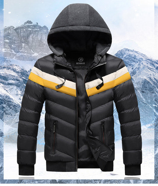 Men Winter Casual Hooded Jacket