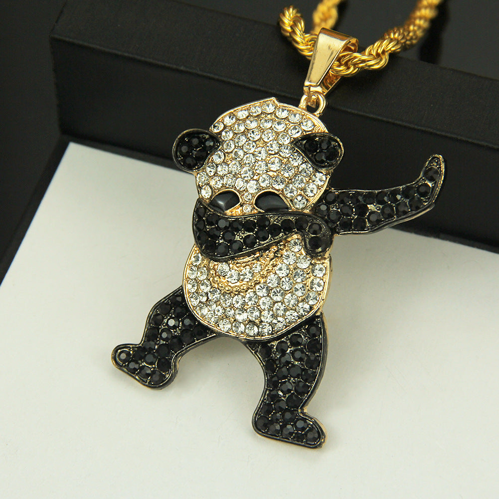 Panda Diamond Pendant