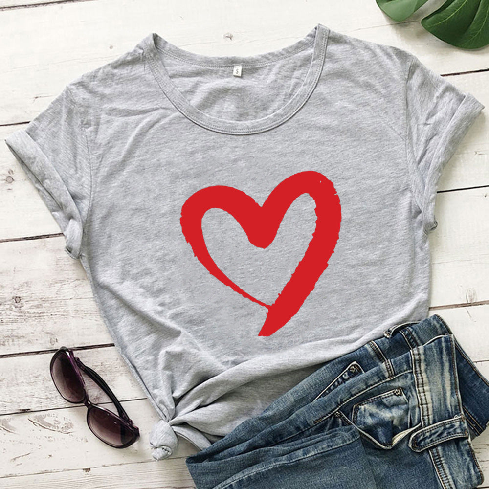 Heart Printed shirt