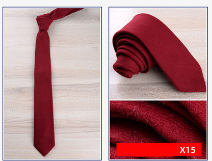 Wool Tie Men Formal Wear