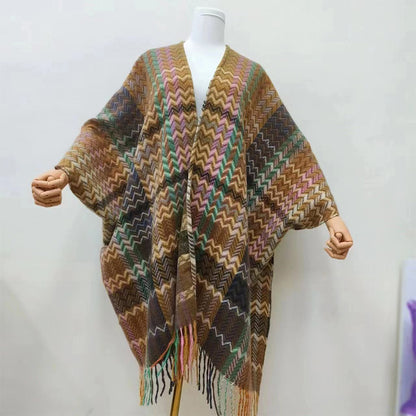 New Style With Sleeves And Cuffs Air-conditioned Shawl