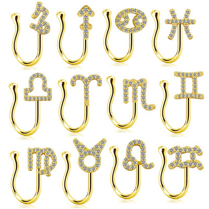 Zodiac Nose Ring Jewelry