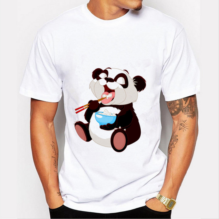 Panda expression  short sleeves Shirt