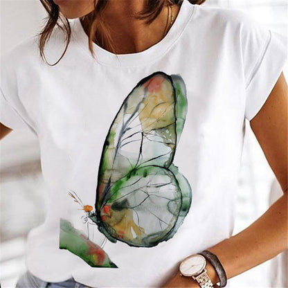 Women Dandelion T-shirts Fashion Clothing