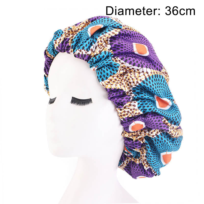 Oversized African Print Double Sleeping Hat