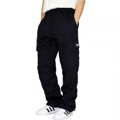 Men Stretch Elastic Waist Jogger Sweatpants