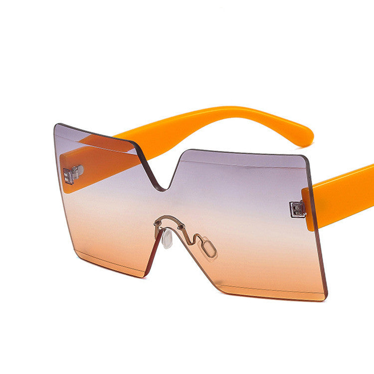 European And American Rimless Sunglasses