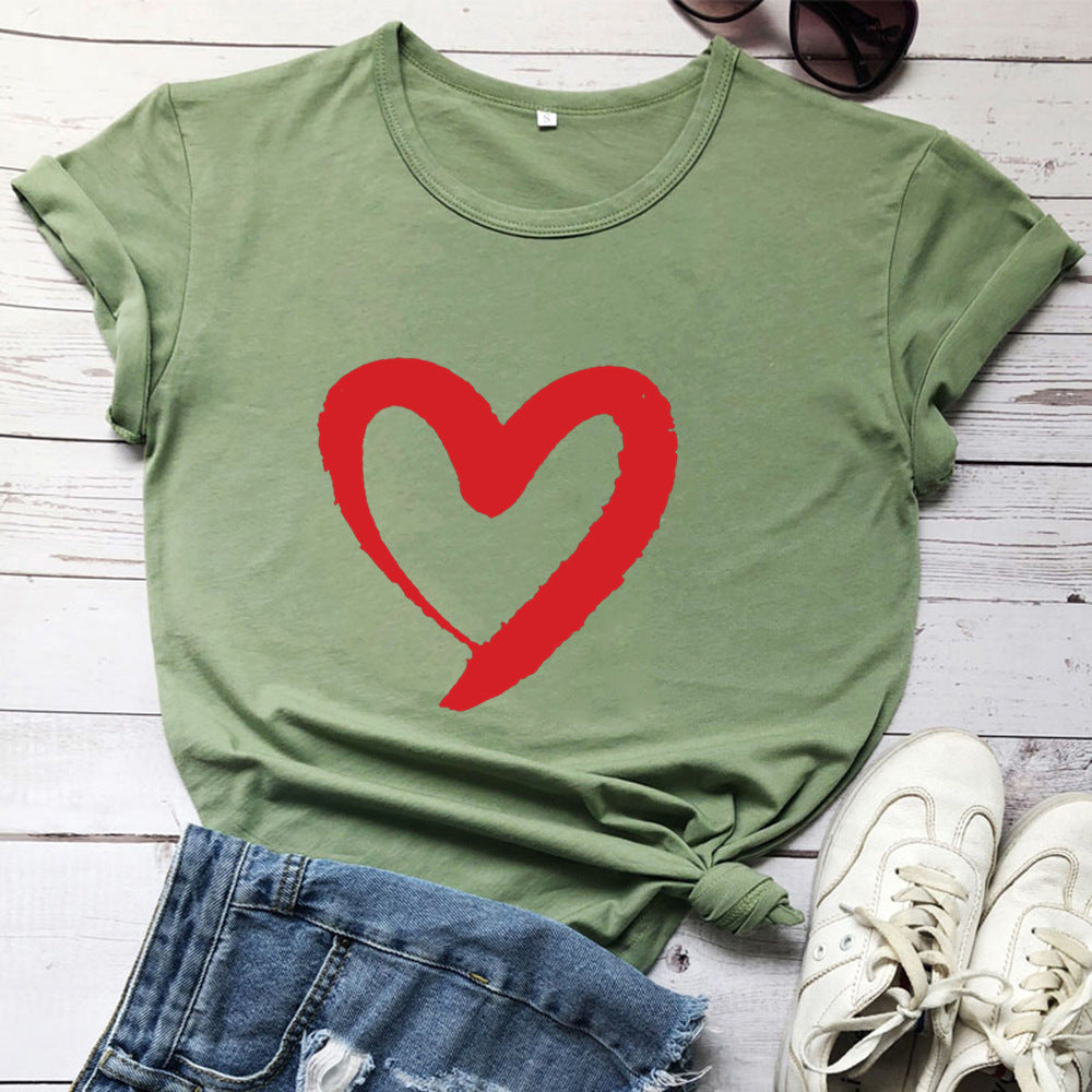 Heart Printed shirt