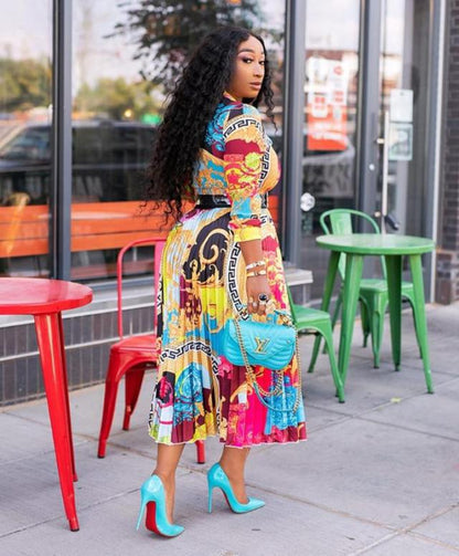 Fashion Printed Dress