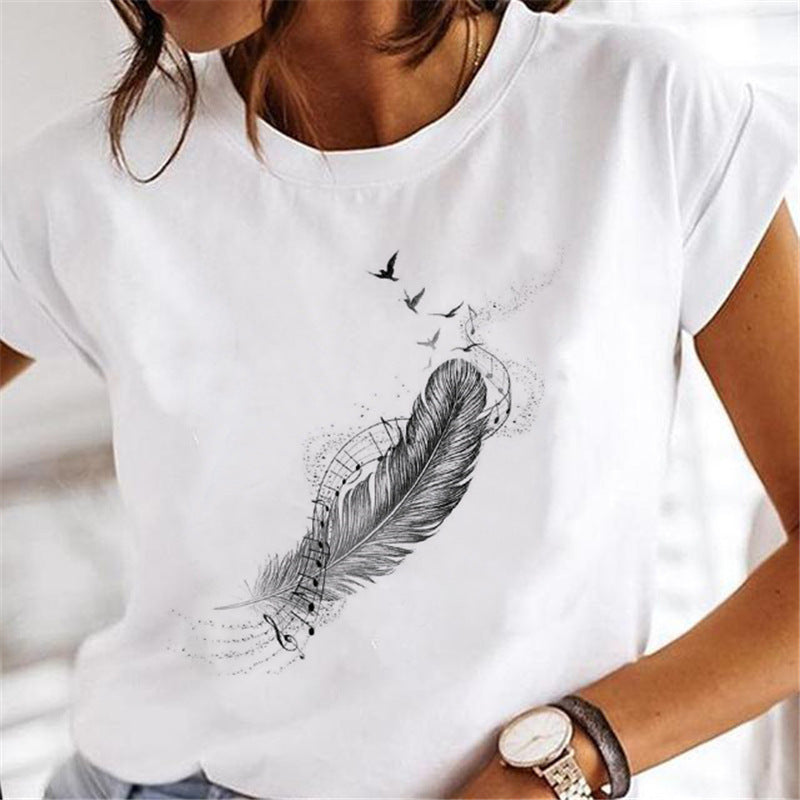 Women Dandelion T-shirts Fashion Clothing