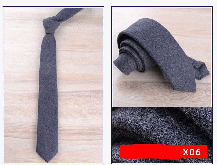 Wool Tie Men Formal Wear