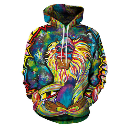 Hoodie Monkey 3d Print Sweatshirts