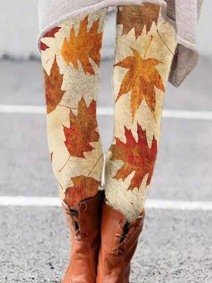 Hawaiian Style Digital Printing 3D Leggings