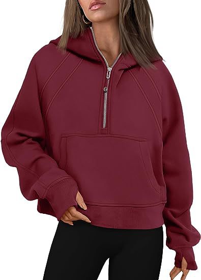 Zipper Hoodies Sweatshirts With Pocket Pullover Sweaters